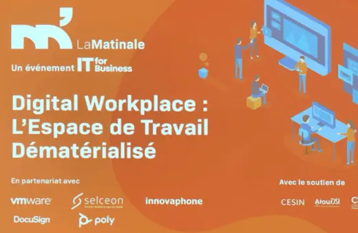 L’affiche de la matinale IT for Business du 26 février à Paris où nous avons passé en revue les enjeux de la mise en œuvre de la Digital Workplace